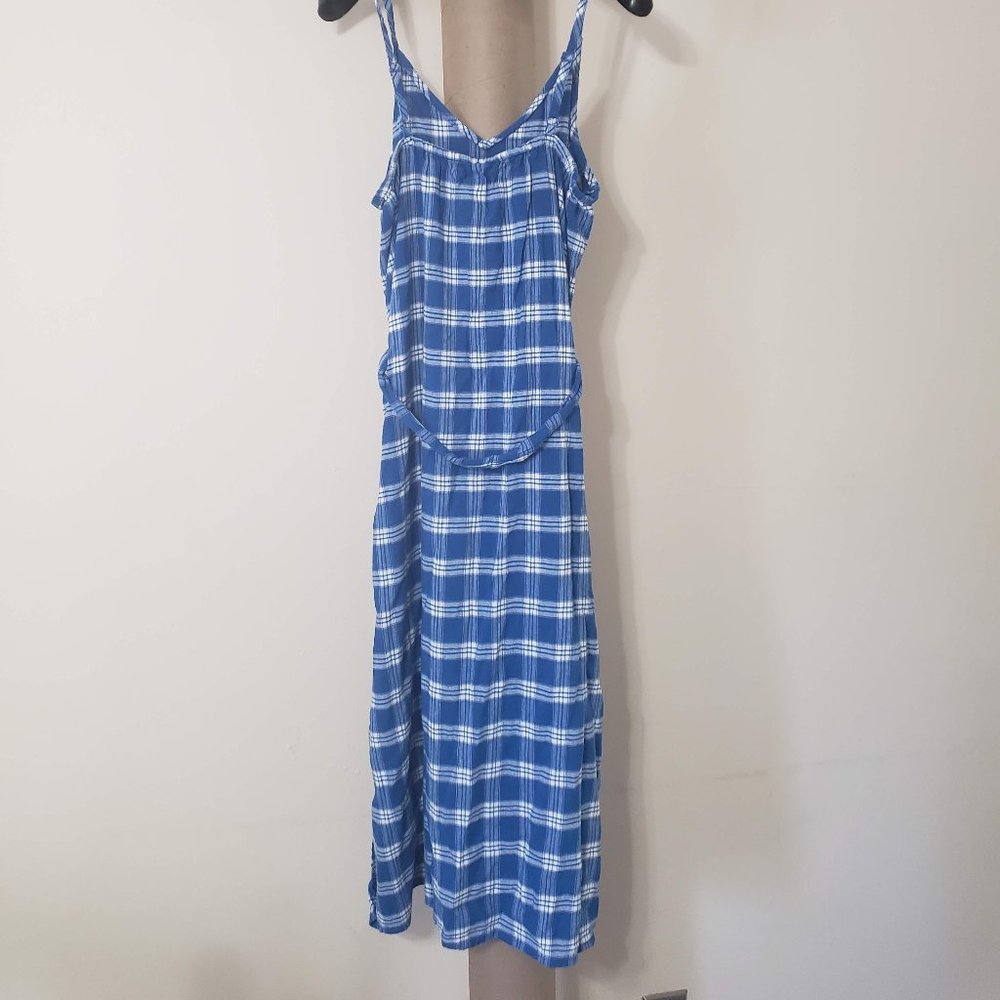 Old Navy Blue Plaid Sun Dress